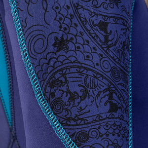 2024 Gul Womens Response 3/2mm GBS Back Zip Wetsuit RE1232-C1 - Blue / Teal